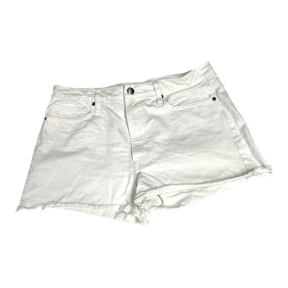 Frame Women's Size 30 Le Simone Distressed Denim Shorts White - Picture 1 of 10